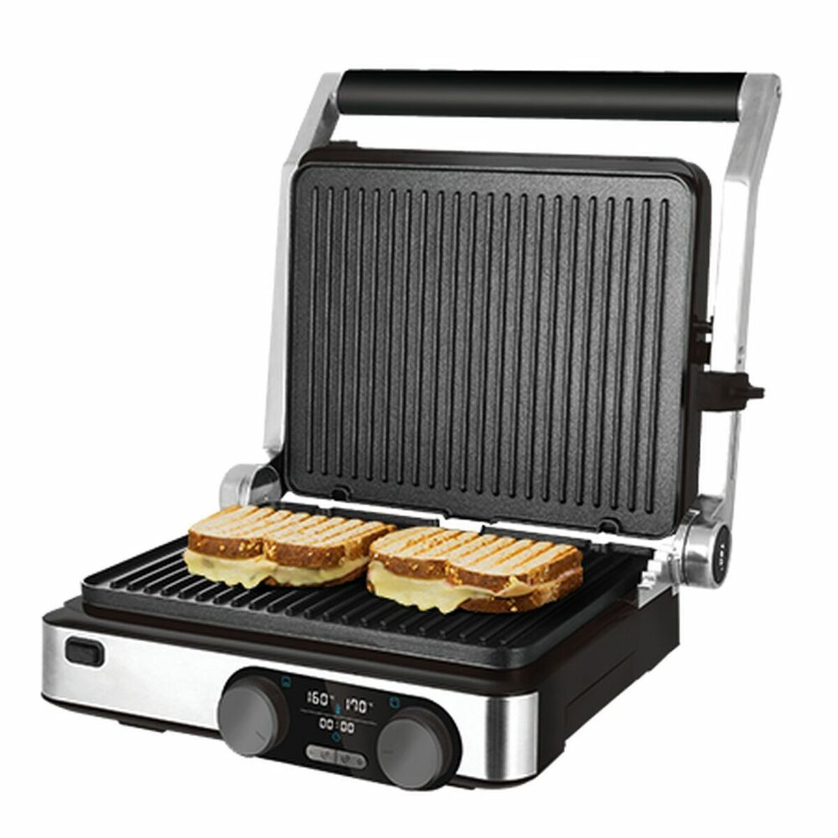 Elektrisk Grill Cecotec Rockn Grill Dual 2000 W