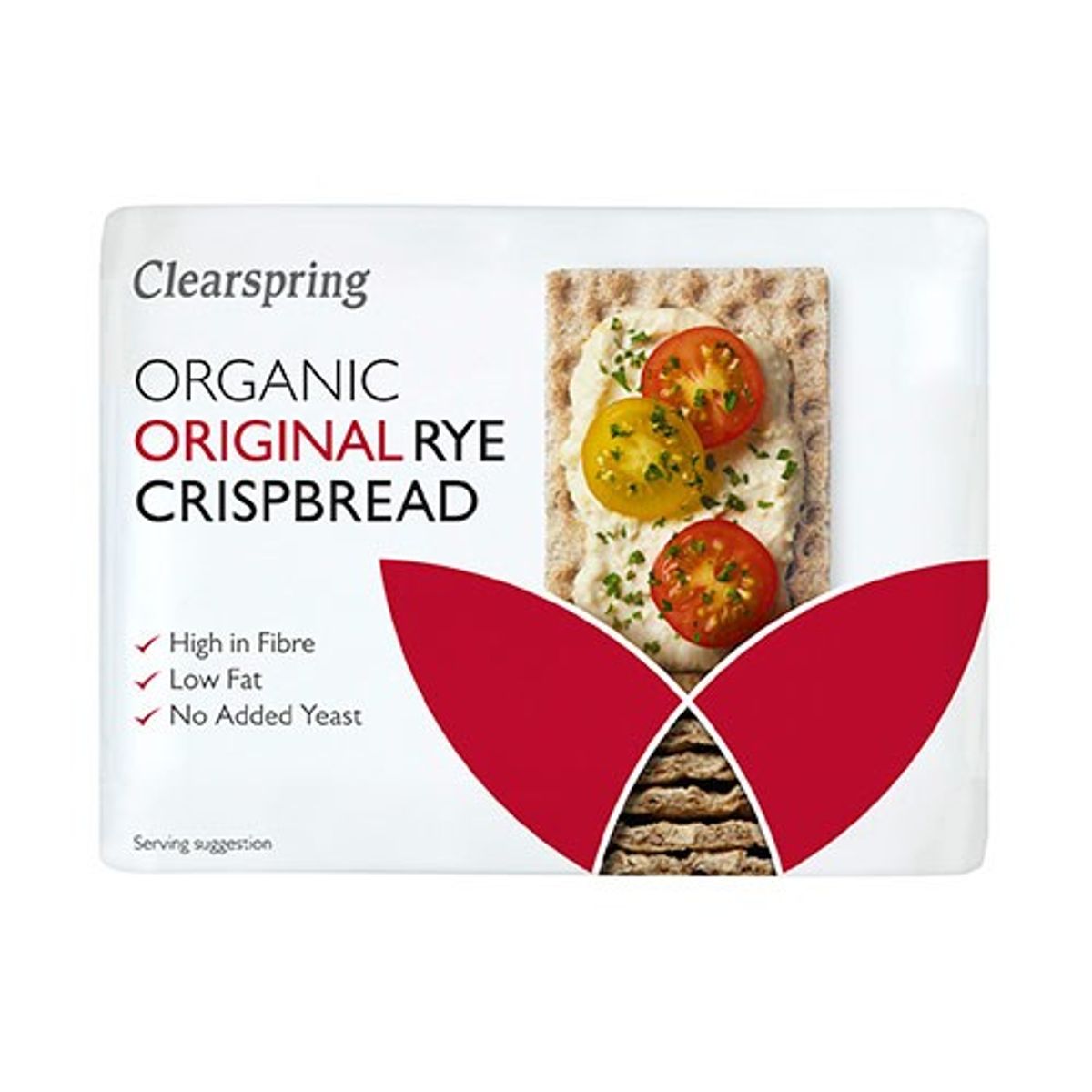 Rugknækbrød Økologisk - 200 gram - Clearspring - Mindst holdbar til : 22-05-2025