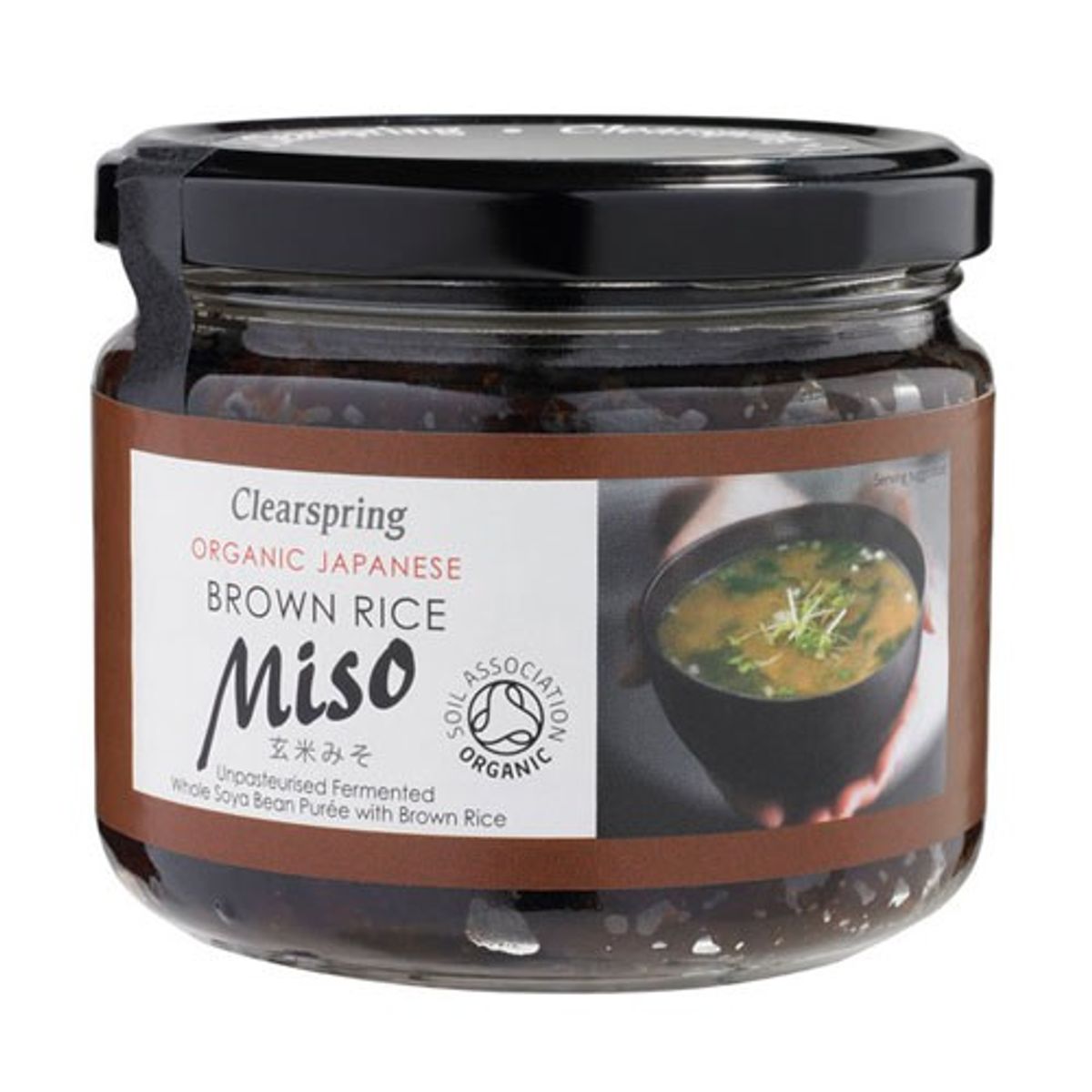 Brown Rice Miso i glas upasteuriseret Økologisk - 300 gr