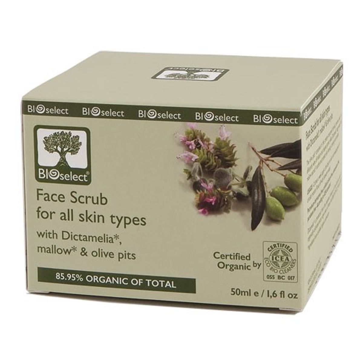 Ansigts Scrub, Peeling - 50 ml - BIOselect