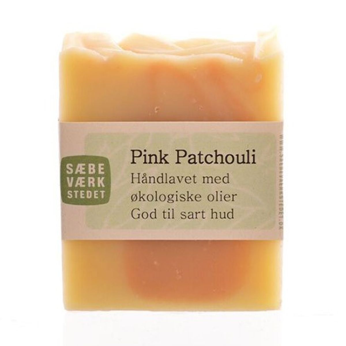 Sæbe Pink Patchouli Økologisk - 100 gram - Sæbeværkstedet