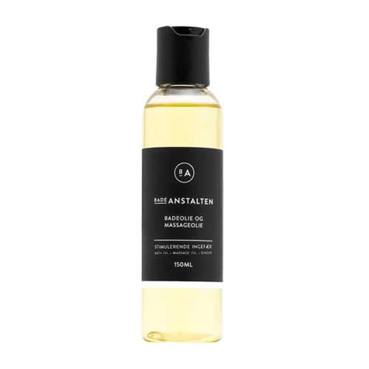 Bade- og massageolie Stimulerende Ingefær - 150 ml - Badeanstalten