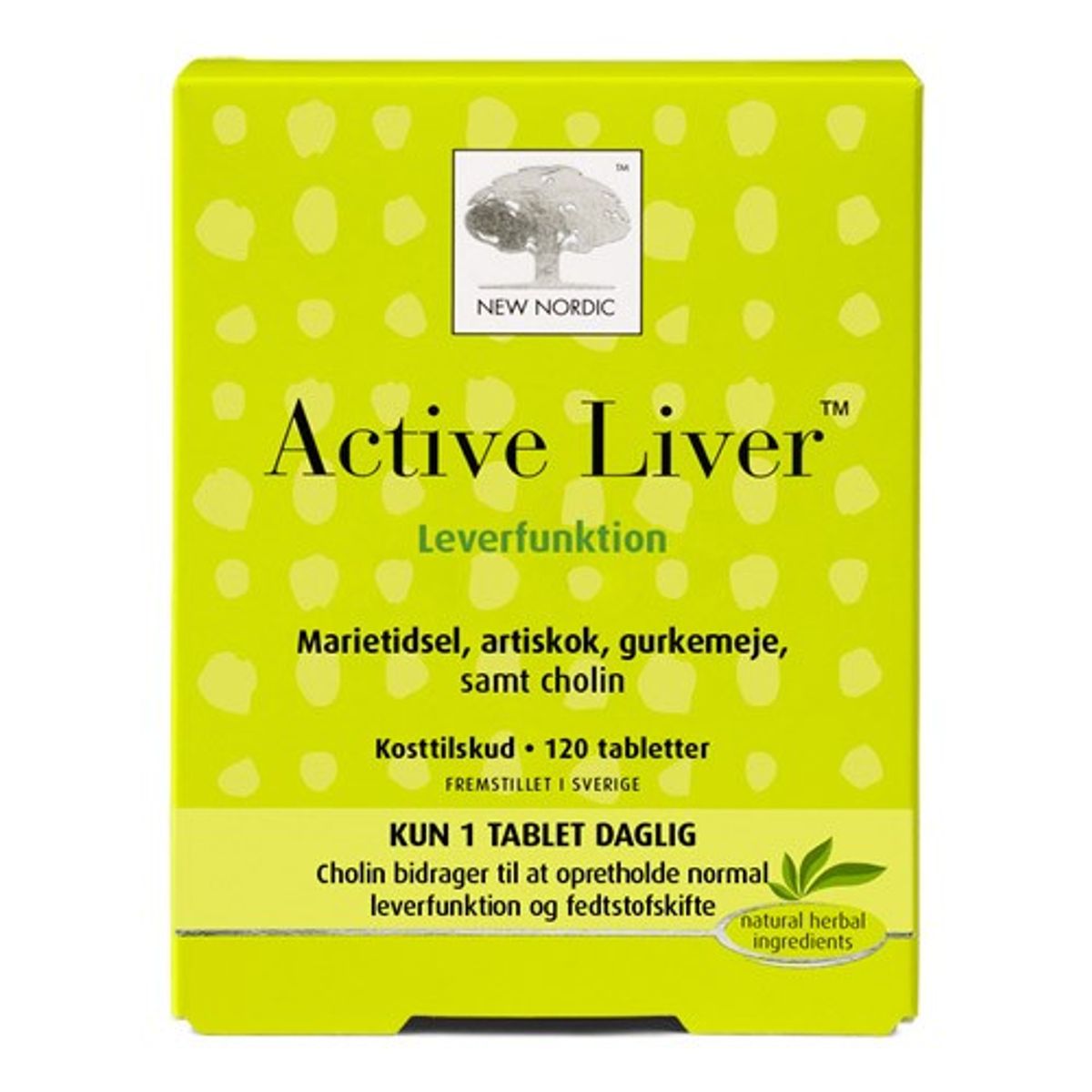 Active liver - 120 tabletter - New Nordic