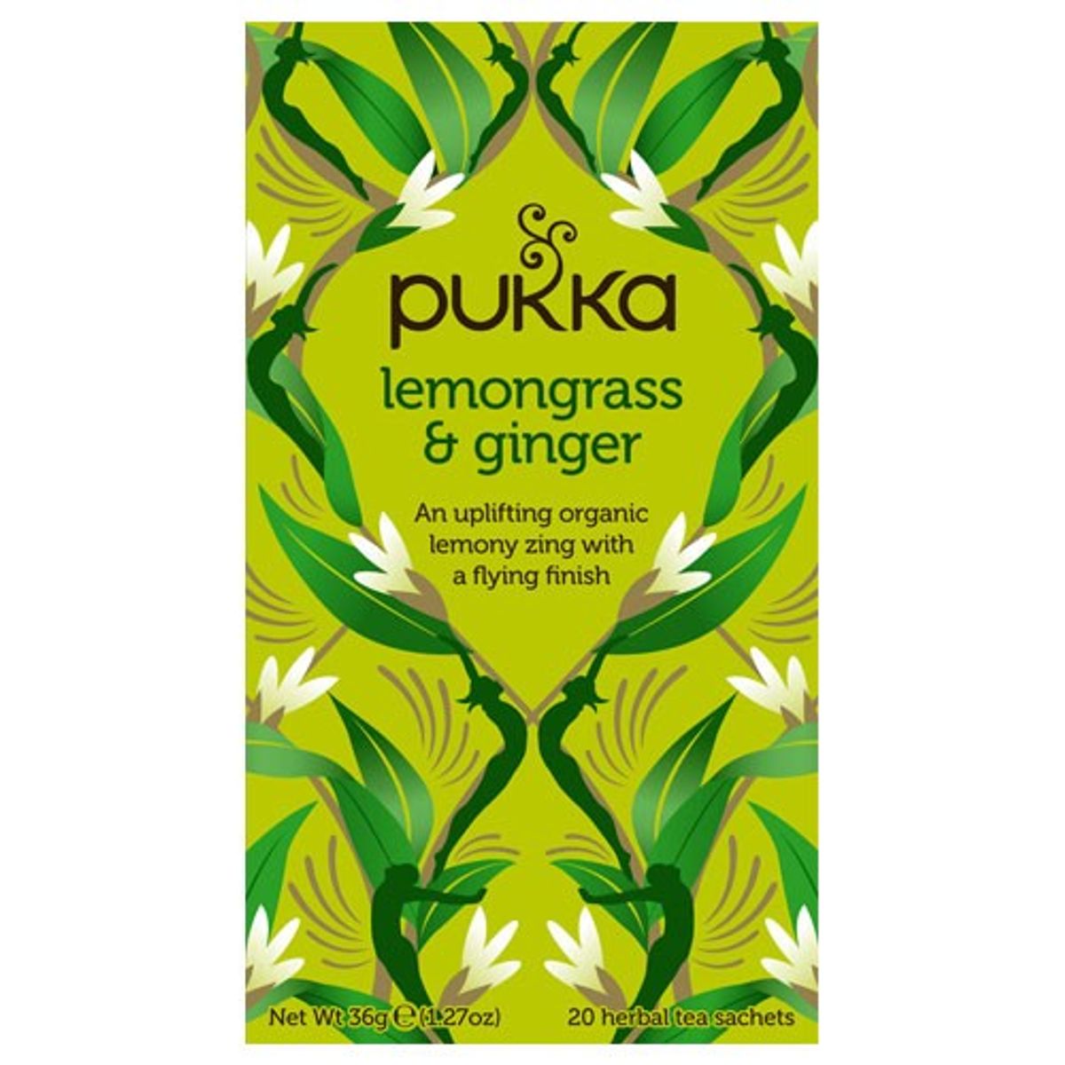 Lemongrass & Ginger te Økologisk - 20 br - Pukka