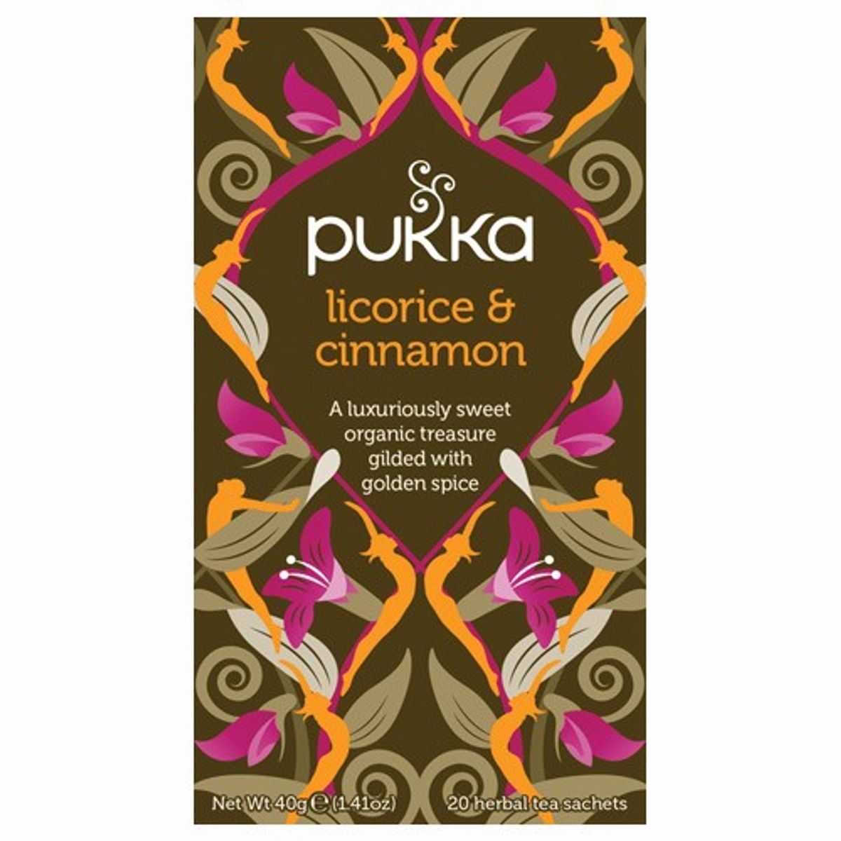 Licorice & Cinnamon te Økologisk - 20 br - Pukka