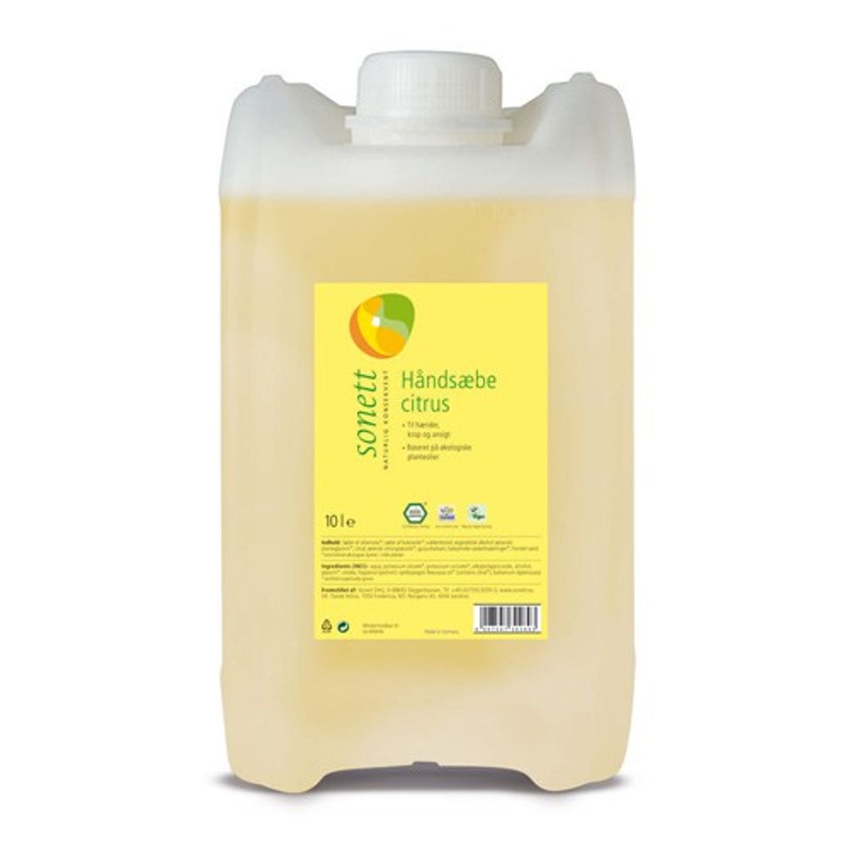 Håndsæbe citrus - 10 liter - Sonett