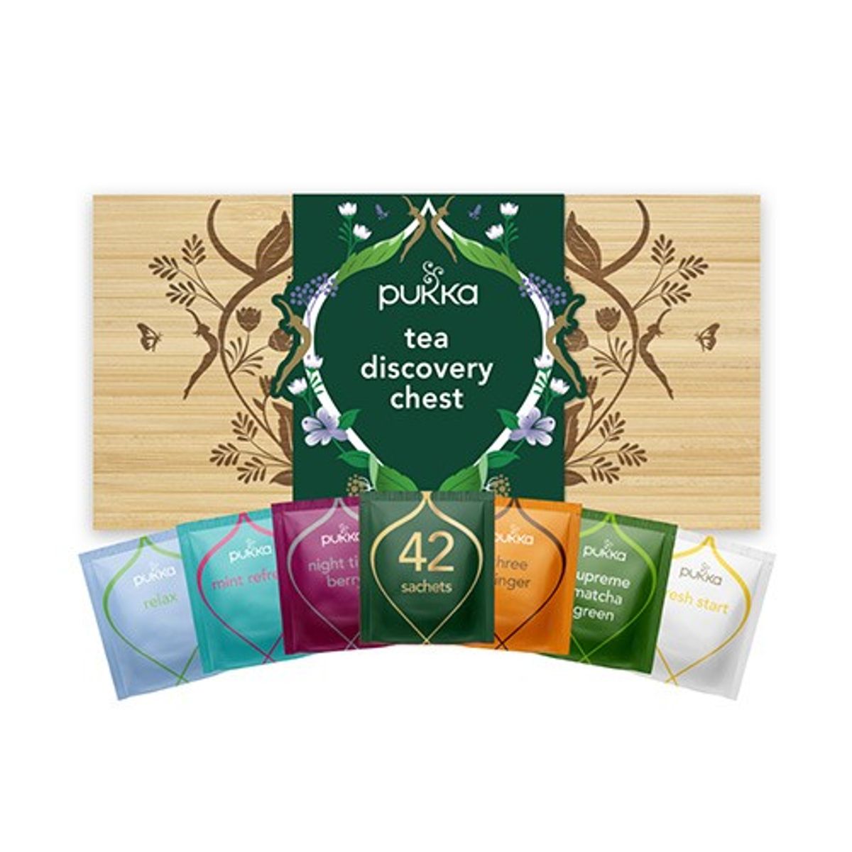 Pukka Te Assorteret Økologisk - 6 breve - Pukka - Mindst holdbar til : 31-12-2024