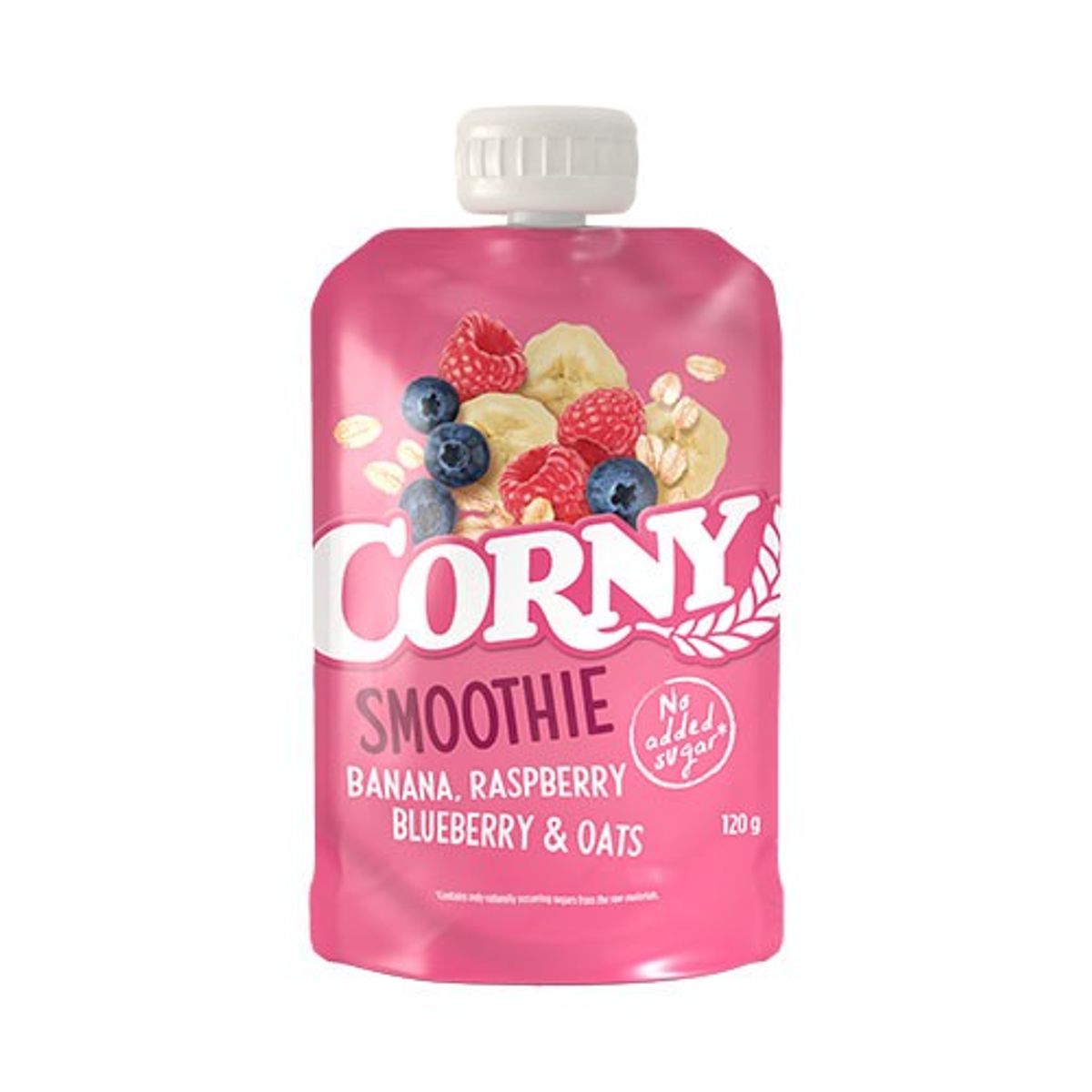 Corny Smoothie, Banana, Raspberry, Blueberry & Oats - 120 gram - Corny