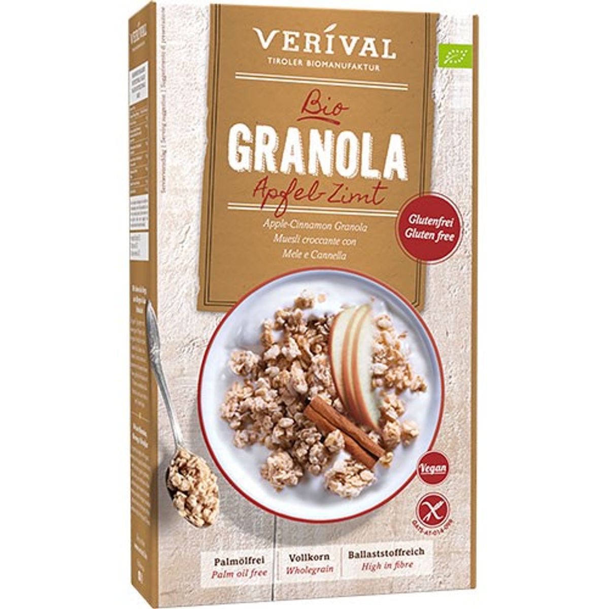 Granola Æble-Kanel Økologisk - 325 gram