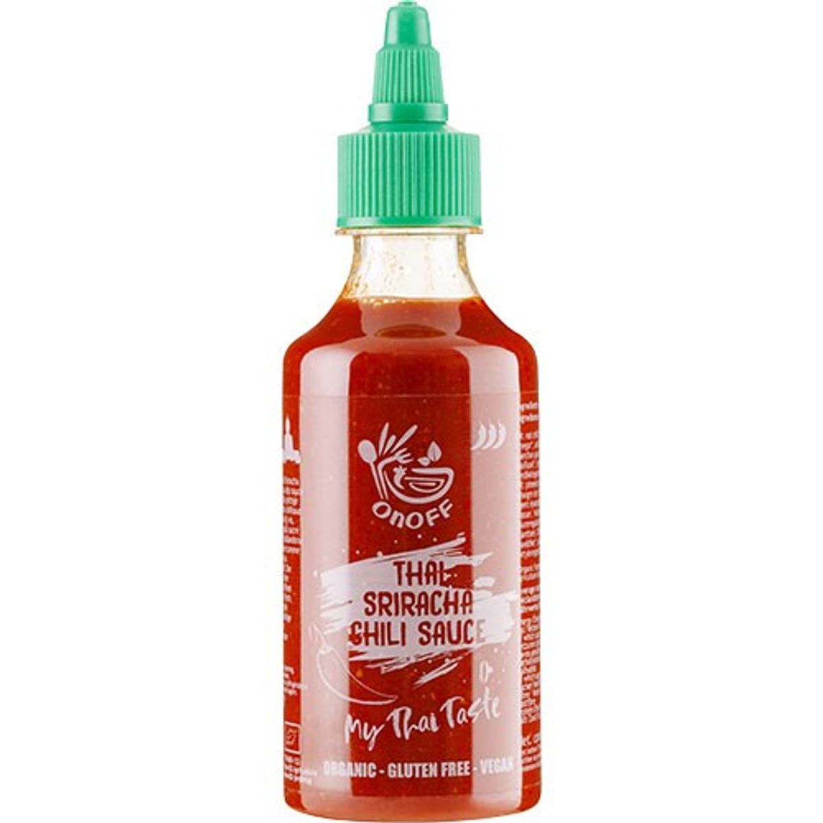 Sriracha chilisauce Thai Økologisk - 260 ml - OnOff Spices