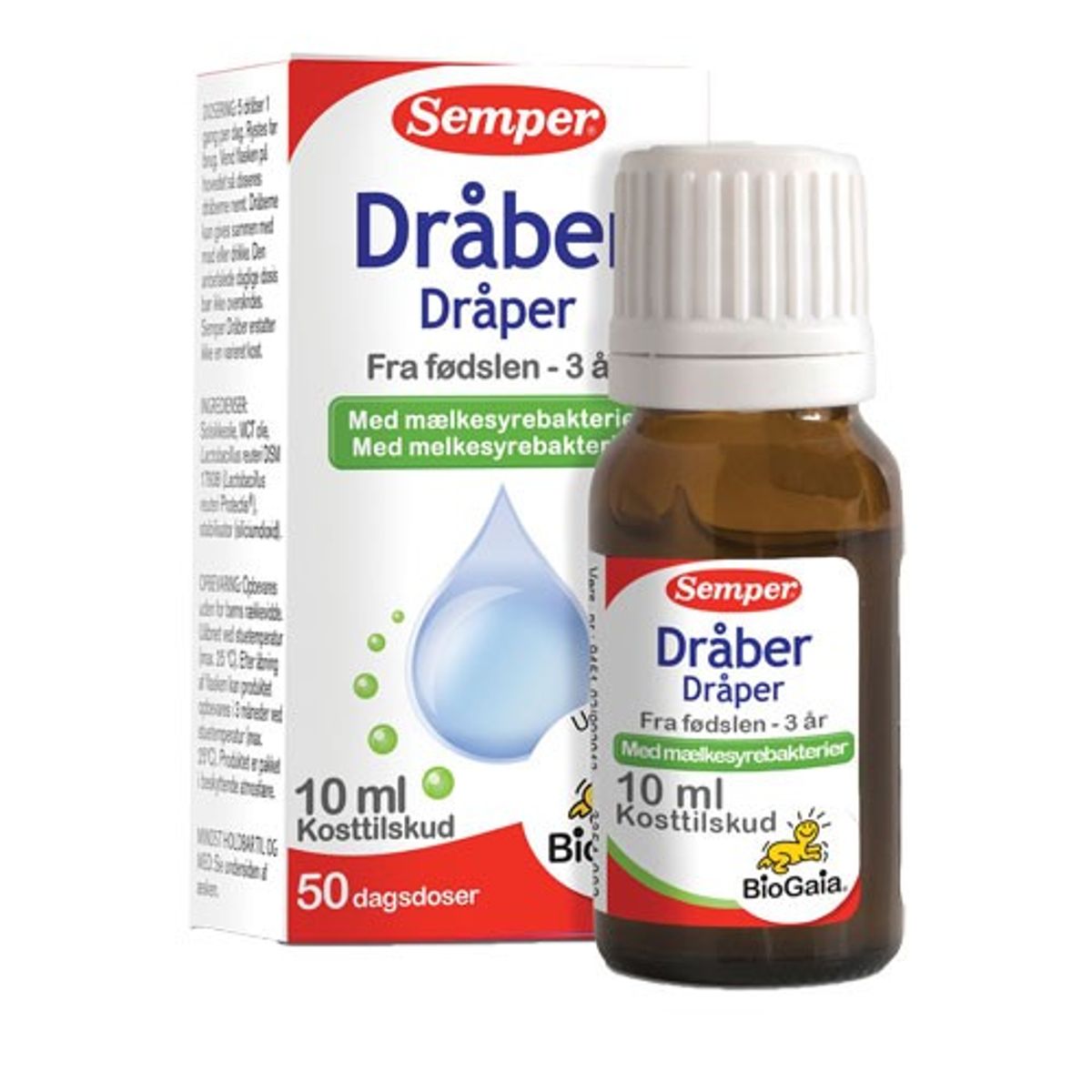 BioGaia dråber - 10 ml - Semper