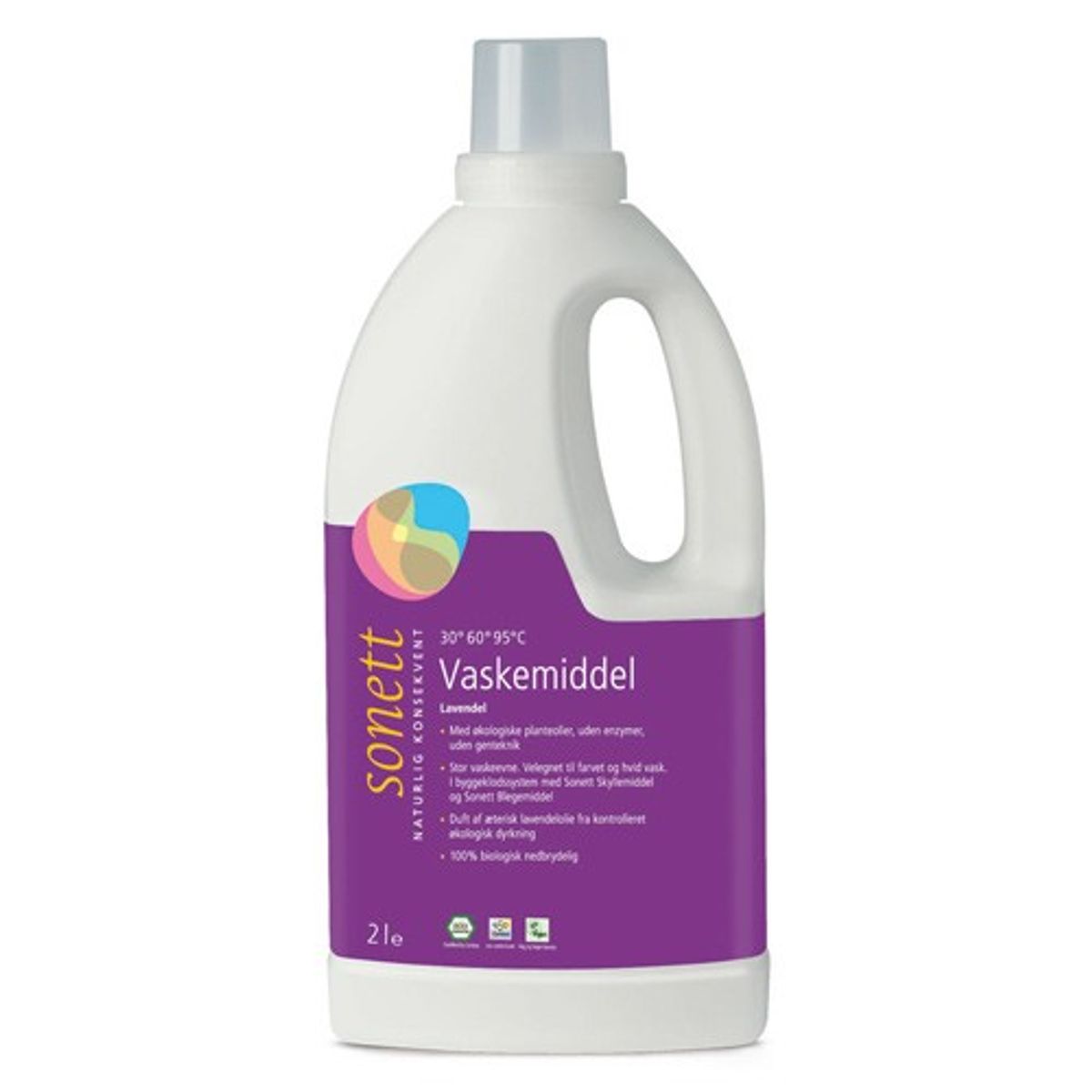 Vaskemiddel flydende lavendel - 2 liter - Sonett