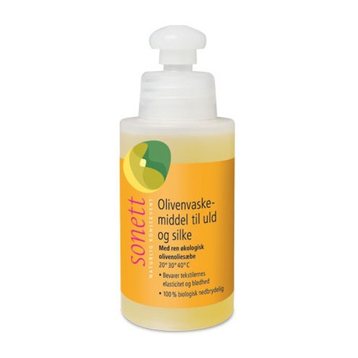 Vaskemiddel uld/silke oliven - 120 ml - Sonett