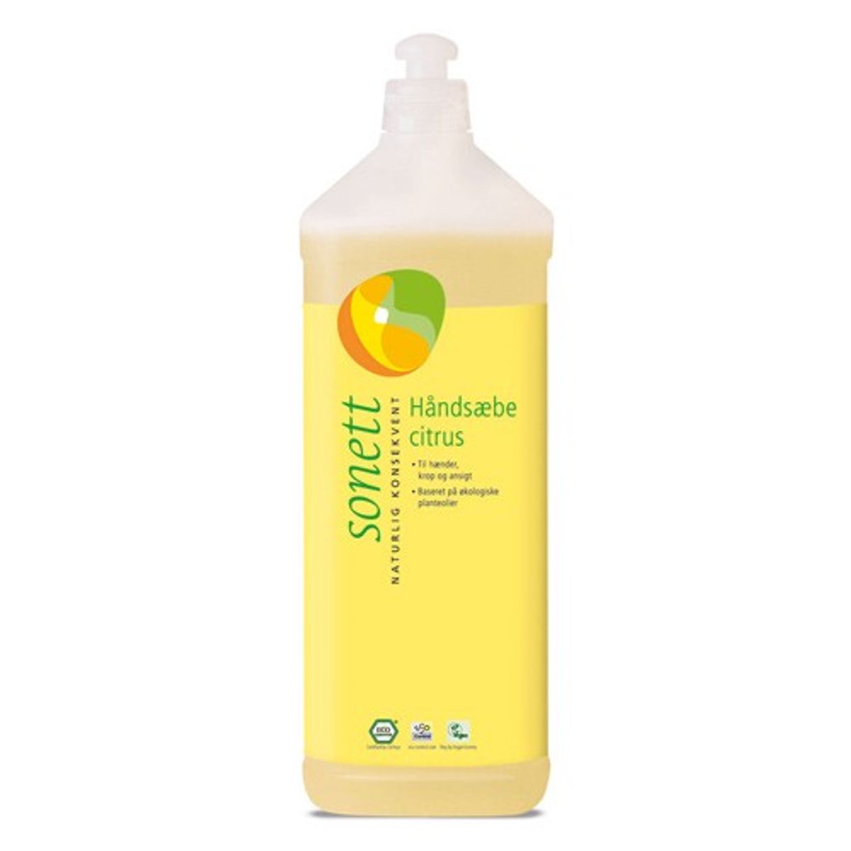 Håndsæbe citrus - 1 ltr - Sonett