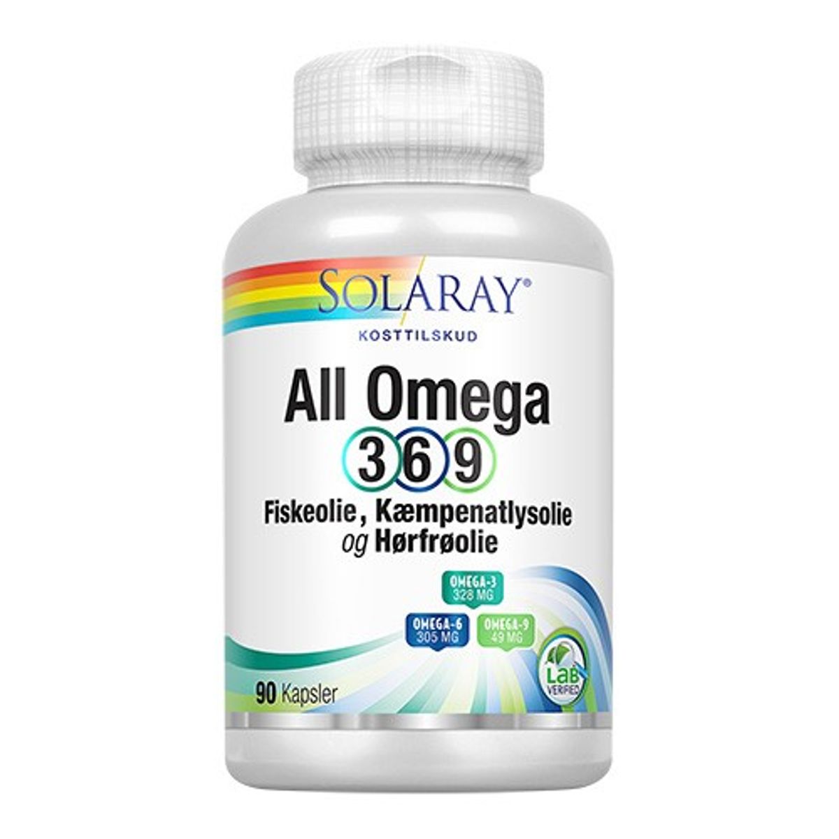 All Omega 3-6-9 - 90 kap - Solaray