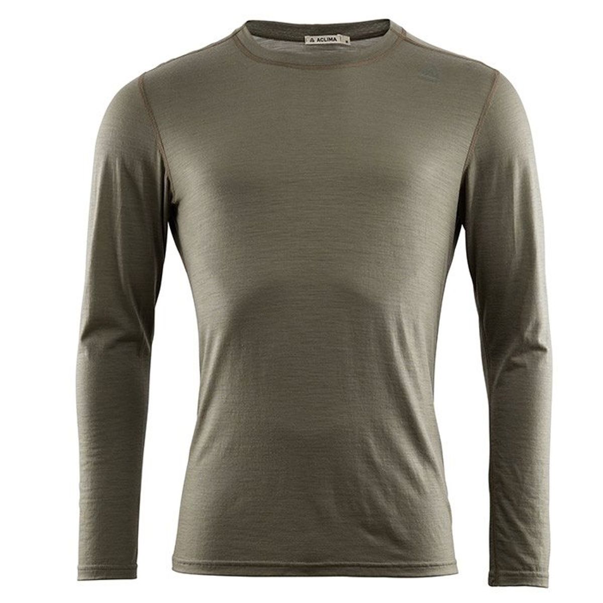 Aclima Lightwool Undershirt Long Herre / Mænd, ranger Grøn-2XL - Undertøj