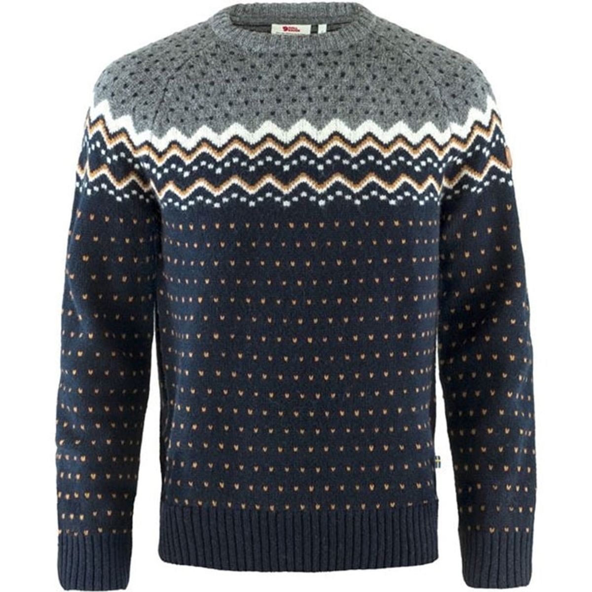 Fjällräven Övik Knit sweater Herre / Mænd-Mørkeblå-2XL - Trøjer