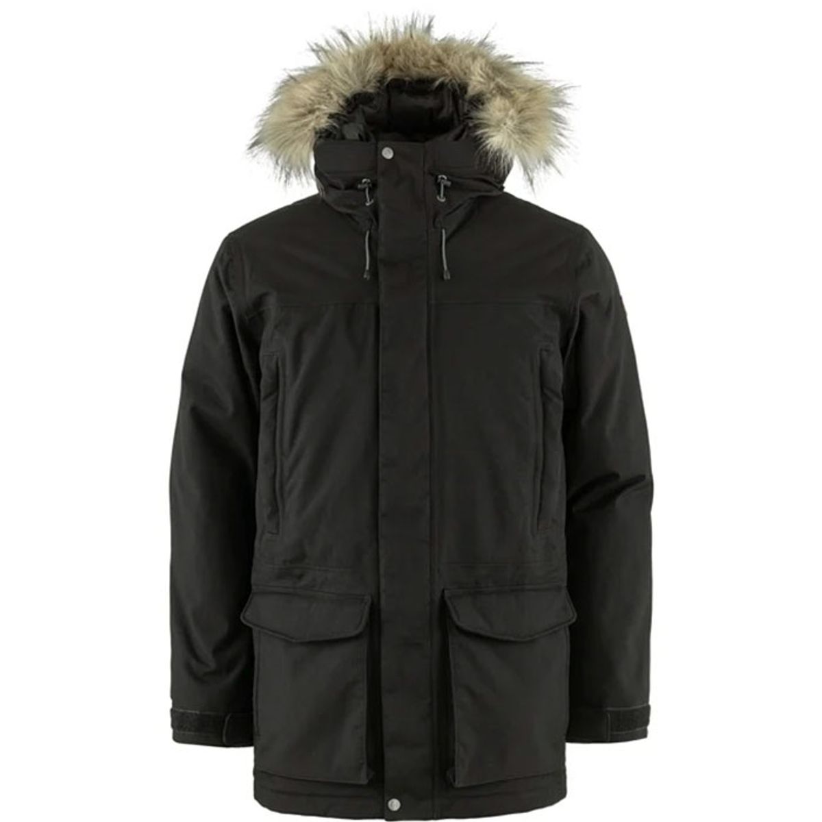 Fjällräven Nuuk Lite Parka Herre / Mænd-Sort-2XL - Vinterjakker til mænd