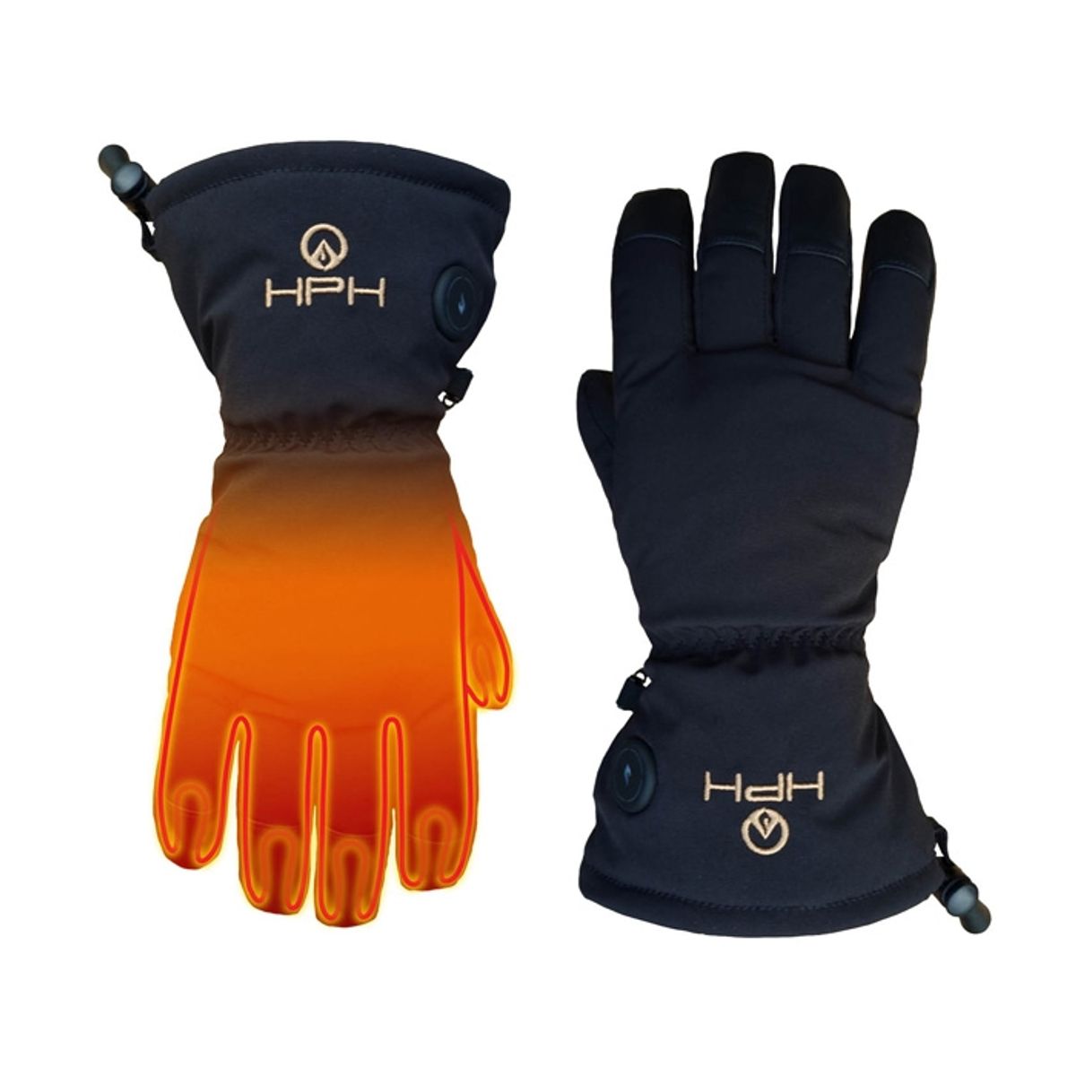 Happyhot Hafjell tykke varmehandsker-M/9 - Handsker