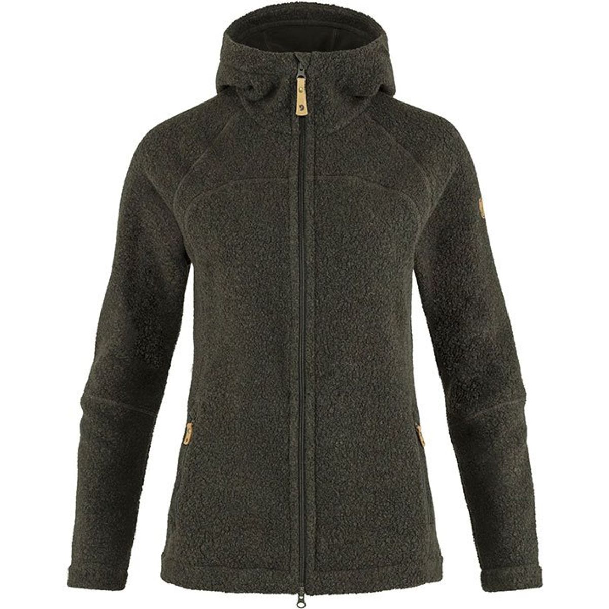 Fjällräven Kaitum Fleece Woman-deep Grøn-XL - Fleecejakker og softshell