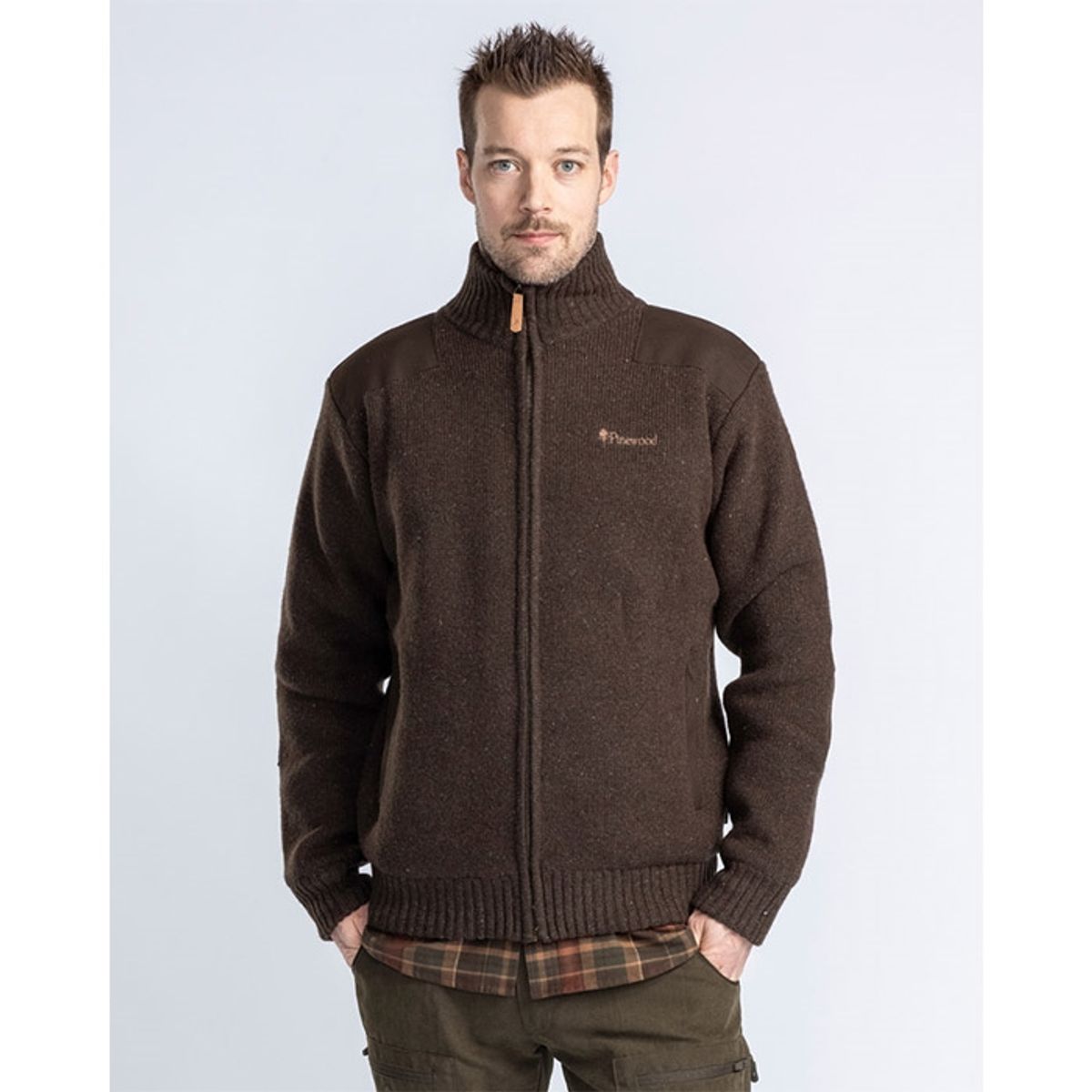 PineBrun Hurricane Full Zip cardigan m/vindstopper-2XL - Trøjer