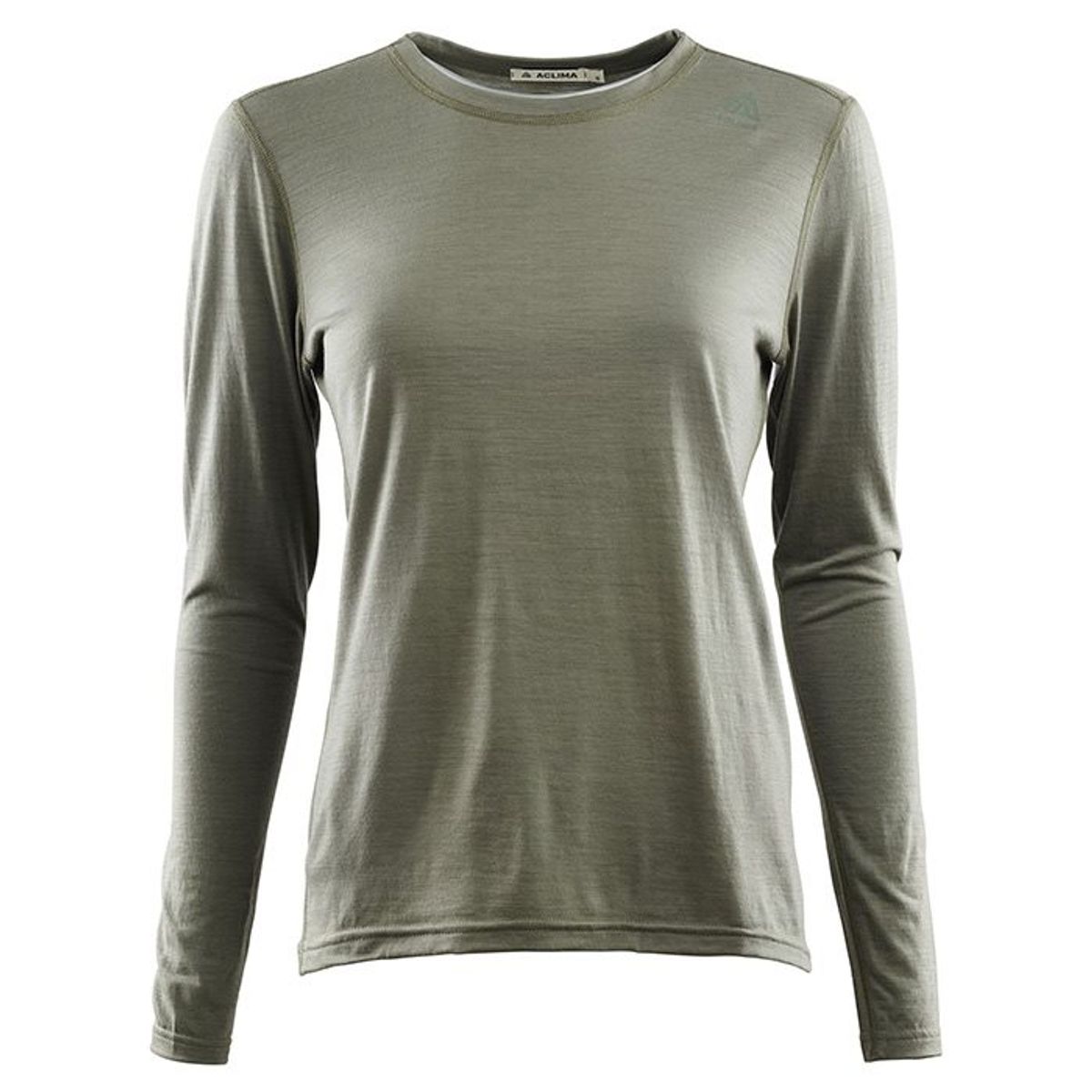 Black Friday Aclima Lightwool Crew neck Woman, ranger Grøn-L - Aclima