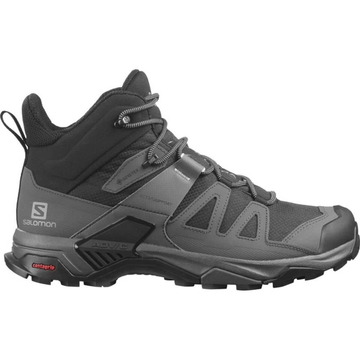 Black Friday Salomon X Ultra 4 Mid Wide GTX Herre / Mænd, Sort-42 2/3 / UK 8,5 - Vandrestøvler