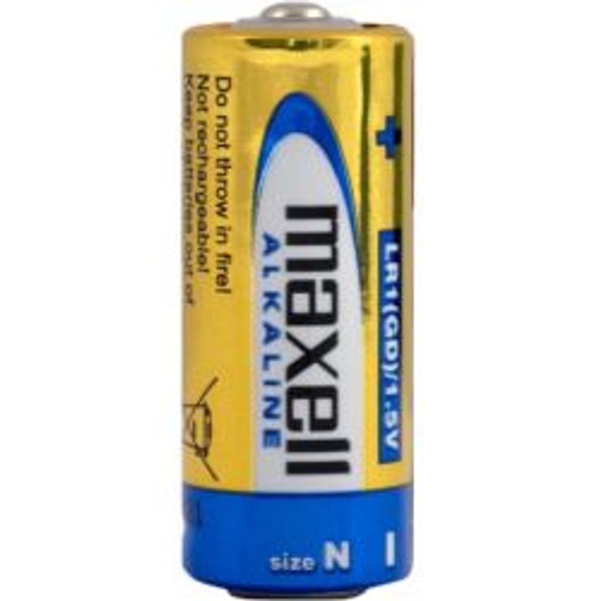 Maxell Batteries, Sn (lr1), Alkaline, 1.5v, 1-pack - Batteri