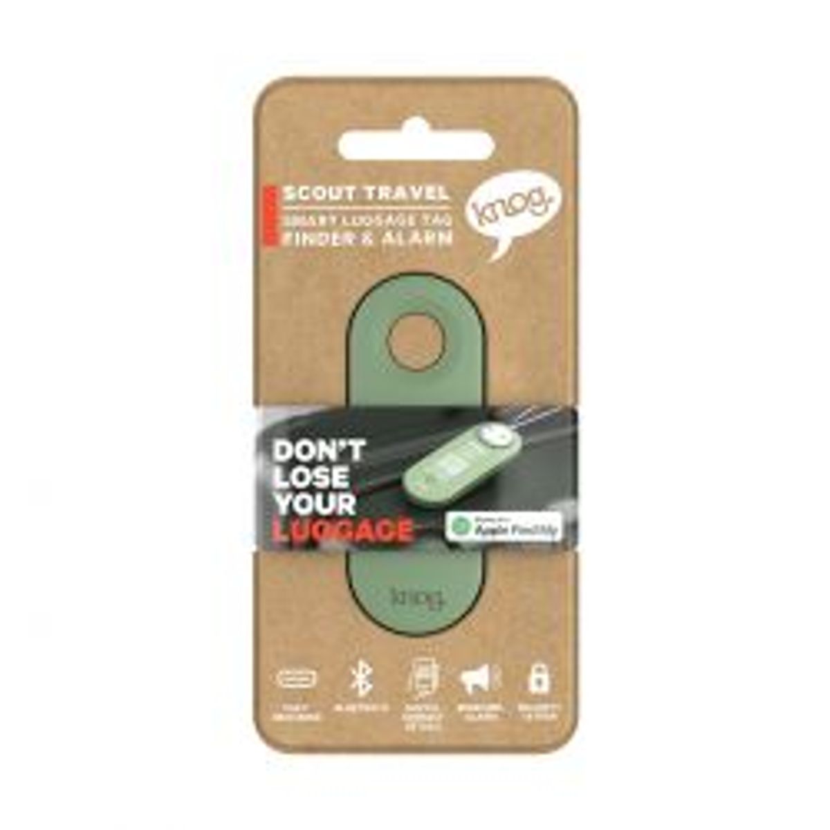 Knog Scout Travel Green - Tilbehør til tasker