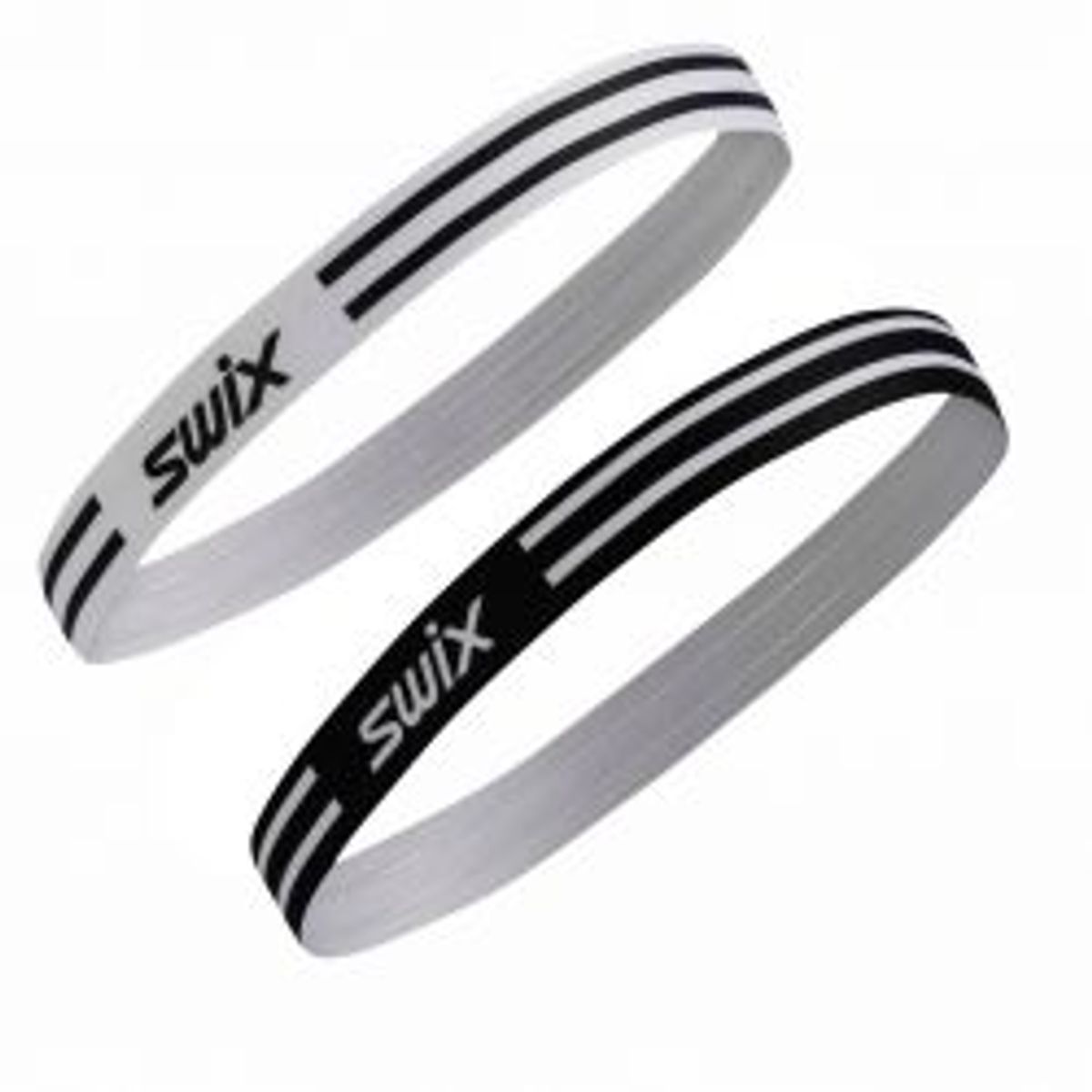 Swix Vantage Elastic Hairbands 2pk - Black/Bright White - Str. OS - Elastik