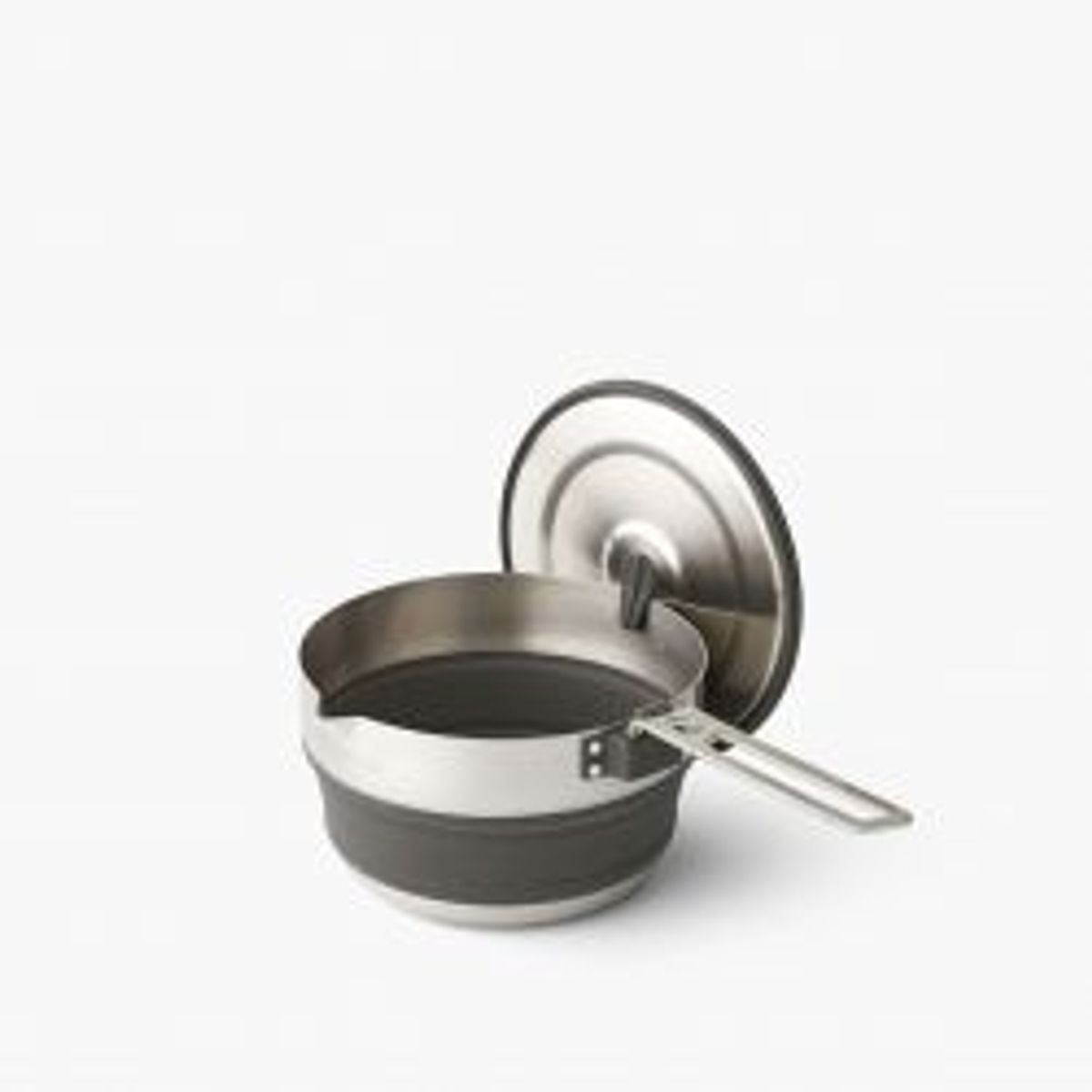 Sea To Summit Detour Stainless Steel Collapsible Pouring Pot - 1.8l Beluga Black - Gryde