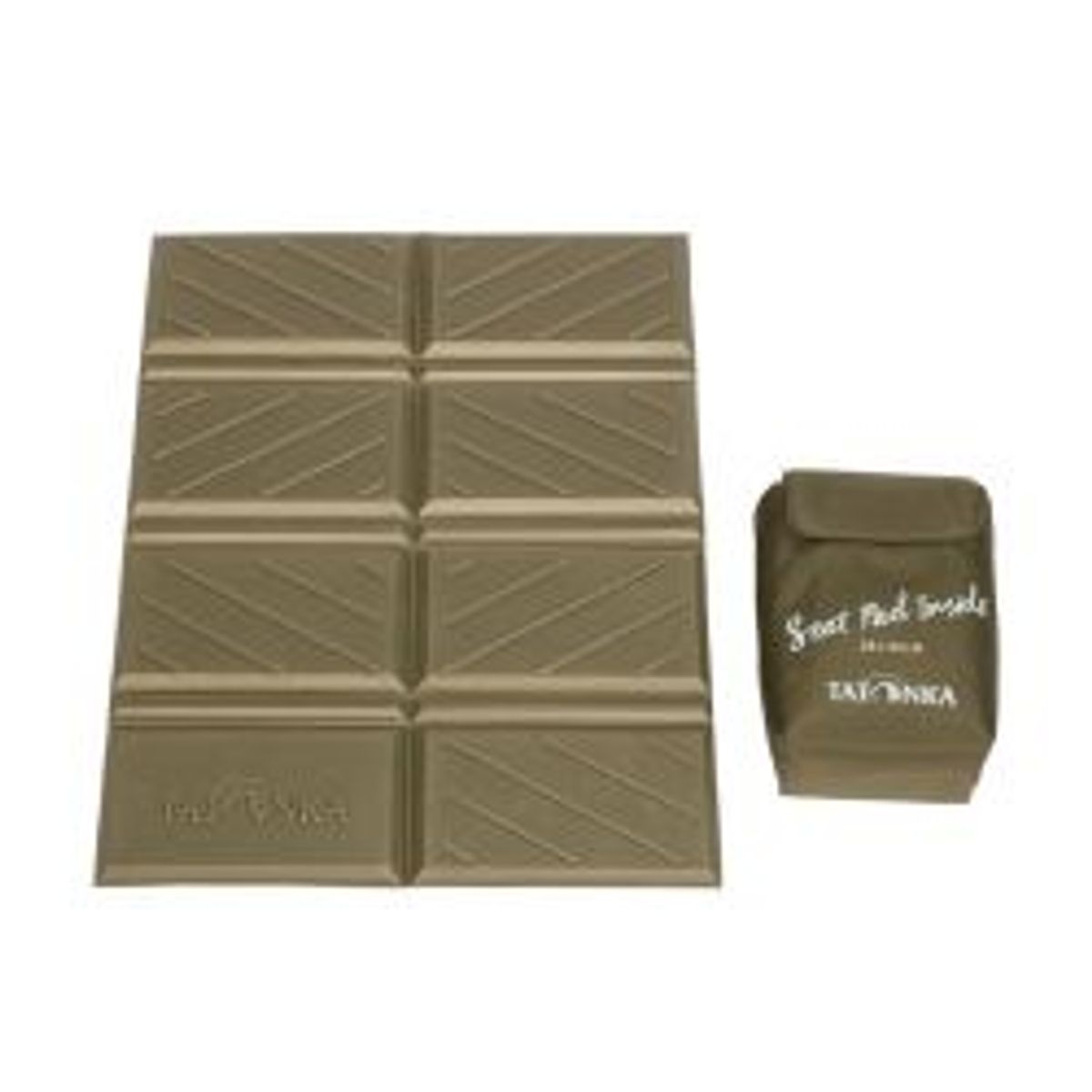 Tatonka Foldable Seat Mat 26 X 34cm - Olive - Siddeunderlag