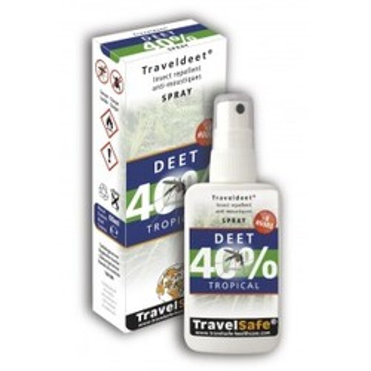 Travelsafe Traveldeet 40% (spray) (no,se,dk,nl) - Rejseudstyr