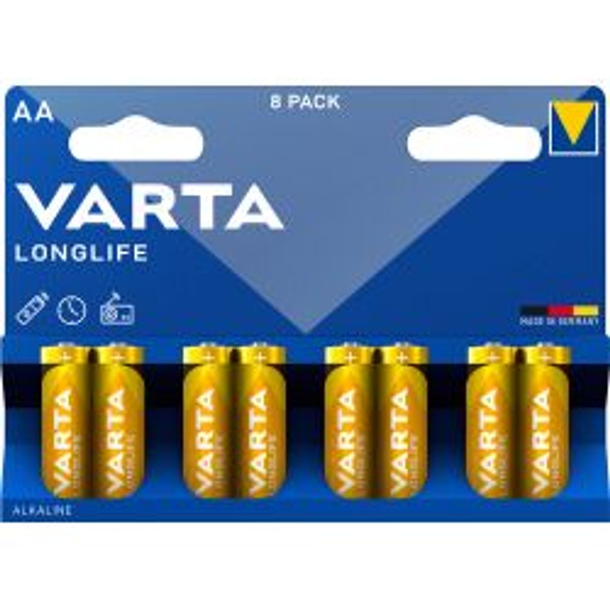 Varta Longlife Aa 8 Pack (b) - Batteri