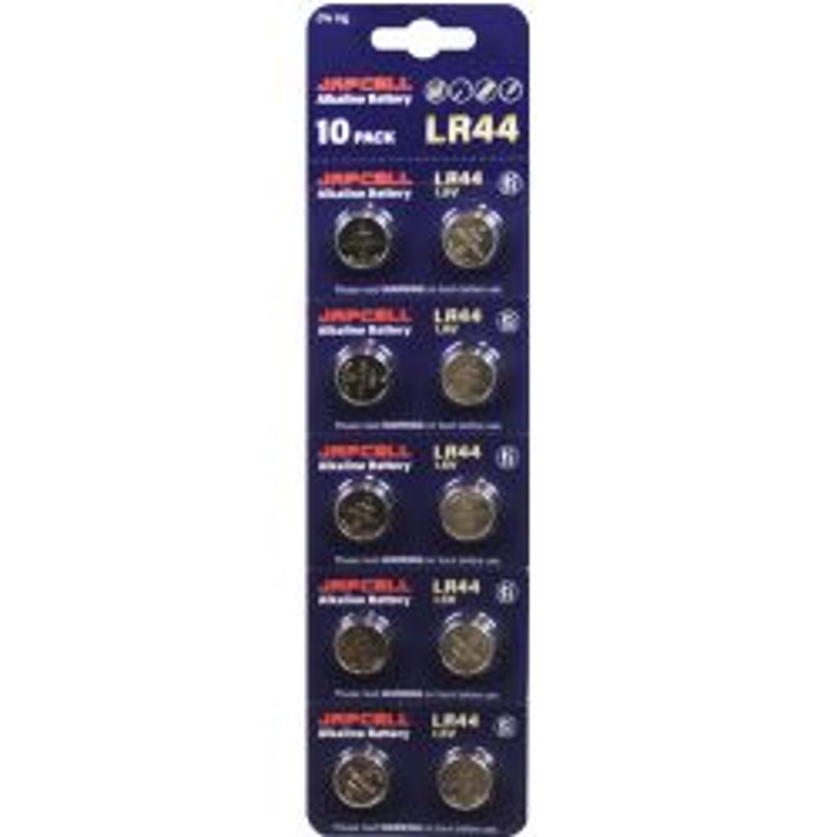 JAPCELL Alkaline LR44 batteries - 10 pcs.