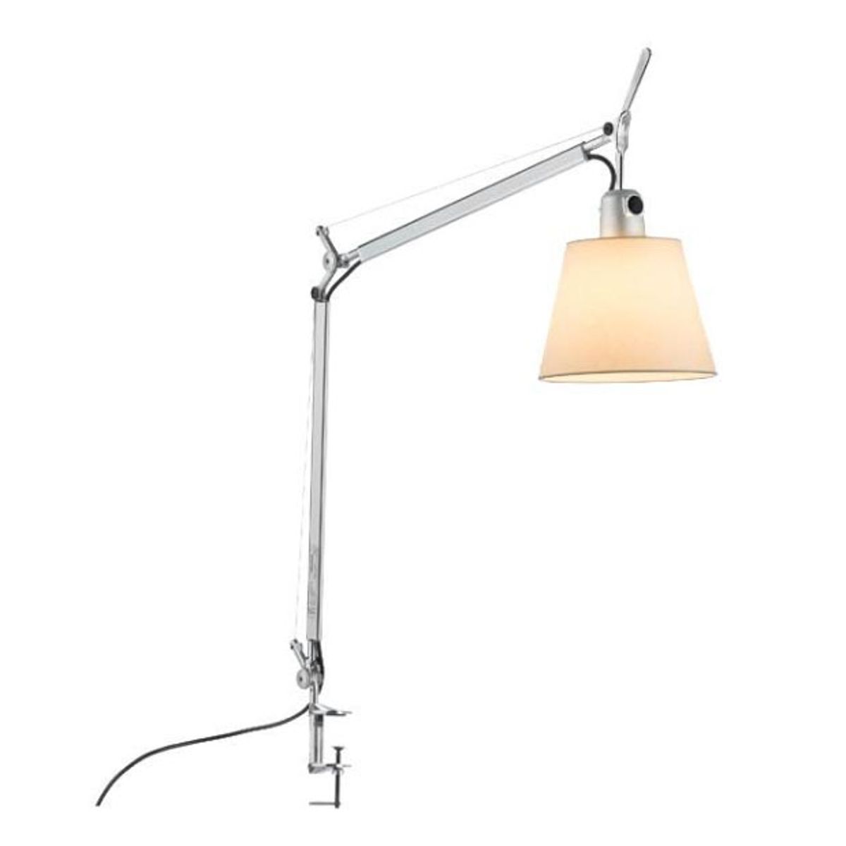 Tolomeo Basculante Tavolo, grå bordklemme