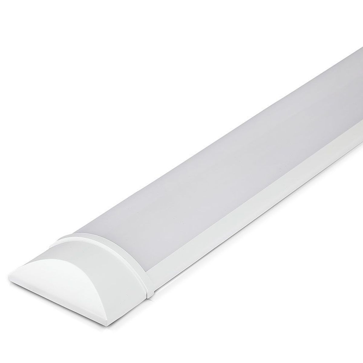 V-Tac 30W komplet LED armatur - 120 cm, 155lm/W, 230V - Dæmpbar : Ikke dæmpbar, Kulør : Varm