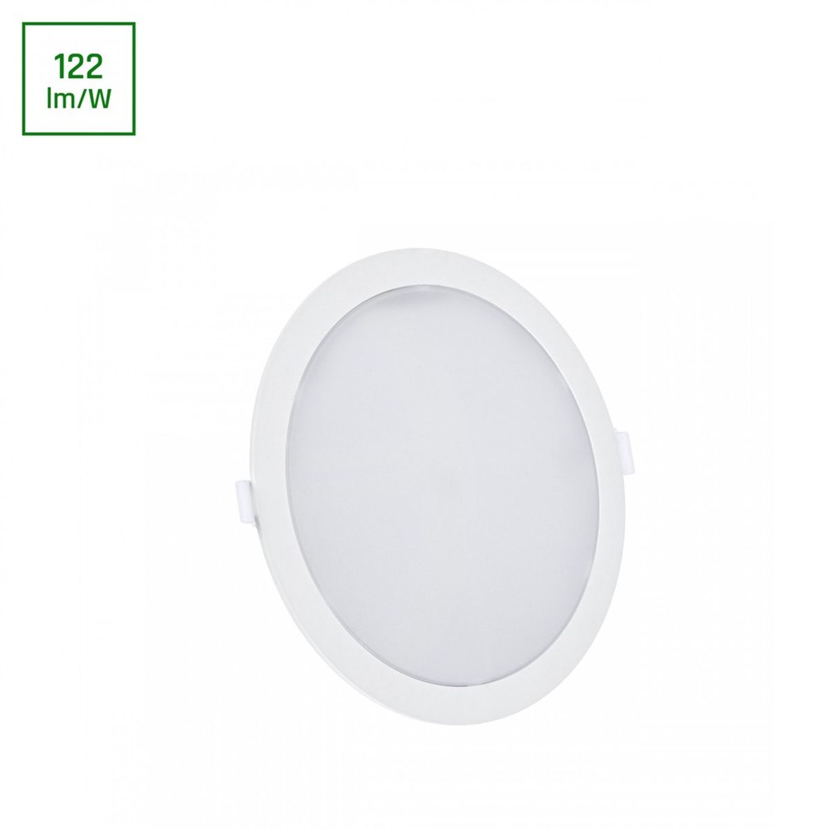 ALGINE Overflade Downlight 18W - 2I1, 1900lm, Neutral hvid, 230V, IP20, Rund - Dæmpbar : Ikke dæmpbar, Kulør : Neutral