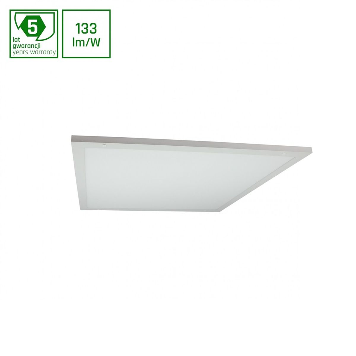 Algine Duo 2 i 1 Panel 30W - Neutral hvid, 230V, 120°, IP20, IK06, 600x600x17mm, hvid, driver integreret - Kulør : Neutral