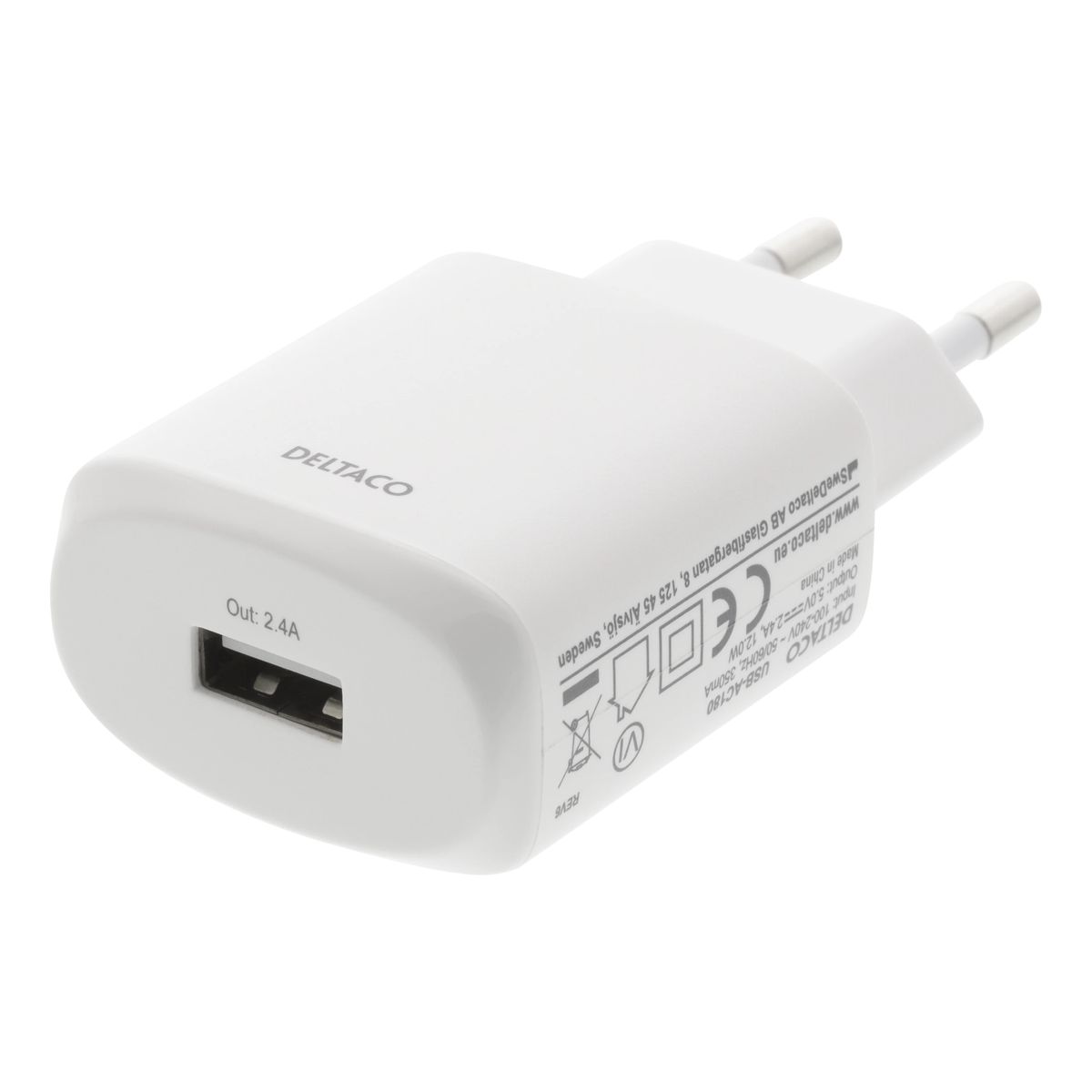 USB Oplader 230V 2.4A 5V (passer til bl.a. Joysway)