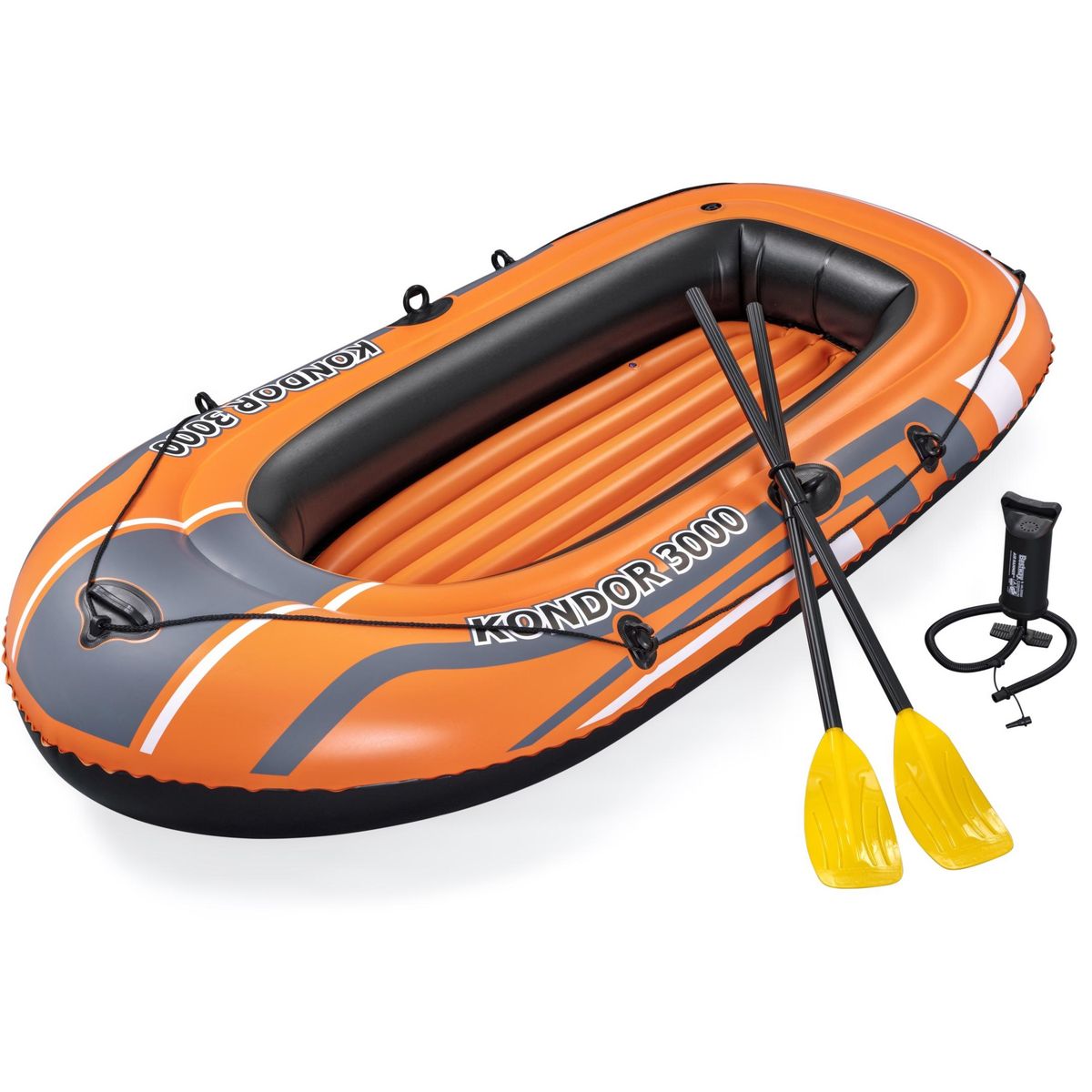 Bestway Hydro Force Kondor 3000 Gummibåd m/årer+pumpe 232 x 115 cm