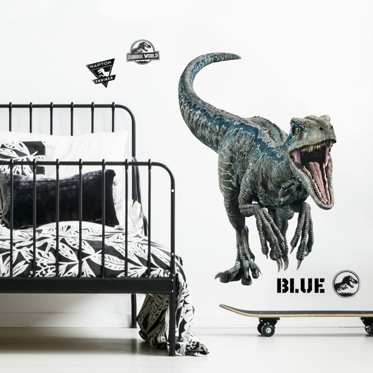 Jurassic World 2 BLUE VELOCIRAPTOR Gigant Wallsticker