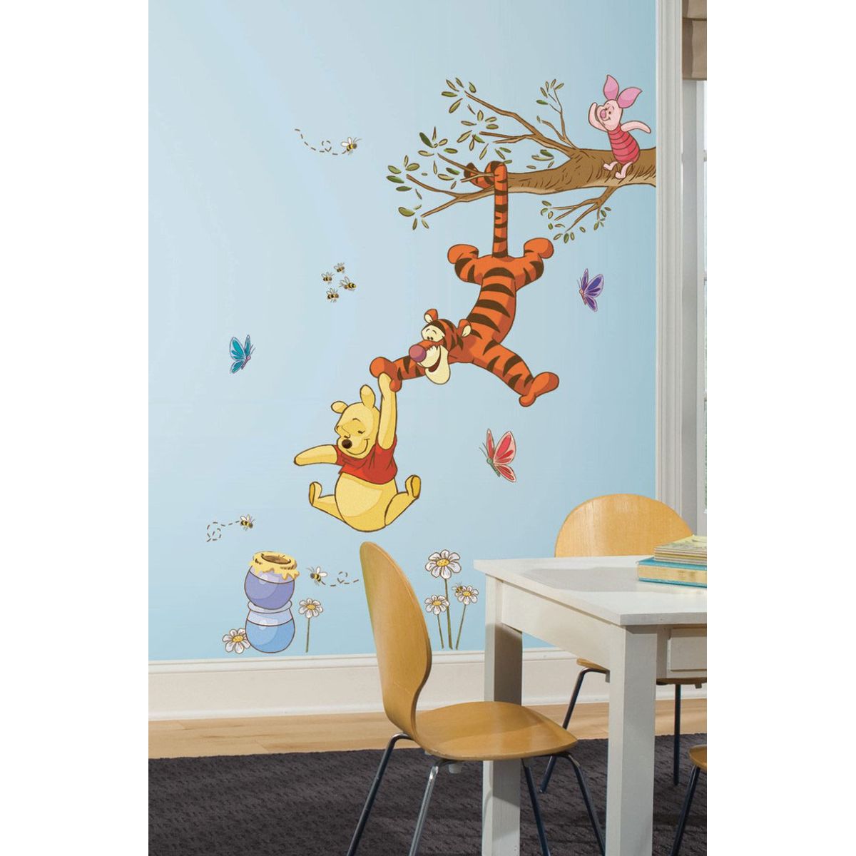 Peter Plys Svinger for at få honning Gigant Wallsticker