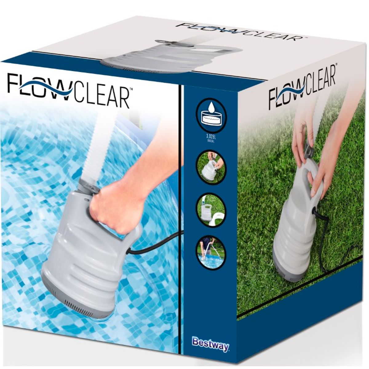 Bestway Flowclear Pool+ Drain Pumpe til tømning af pool