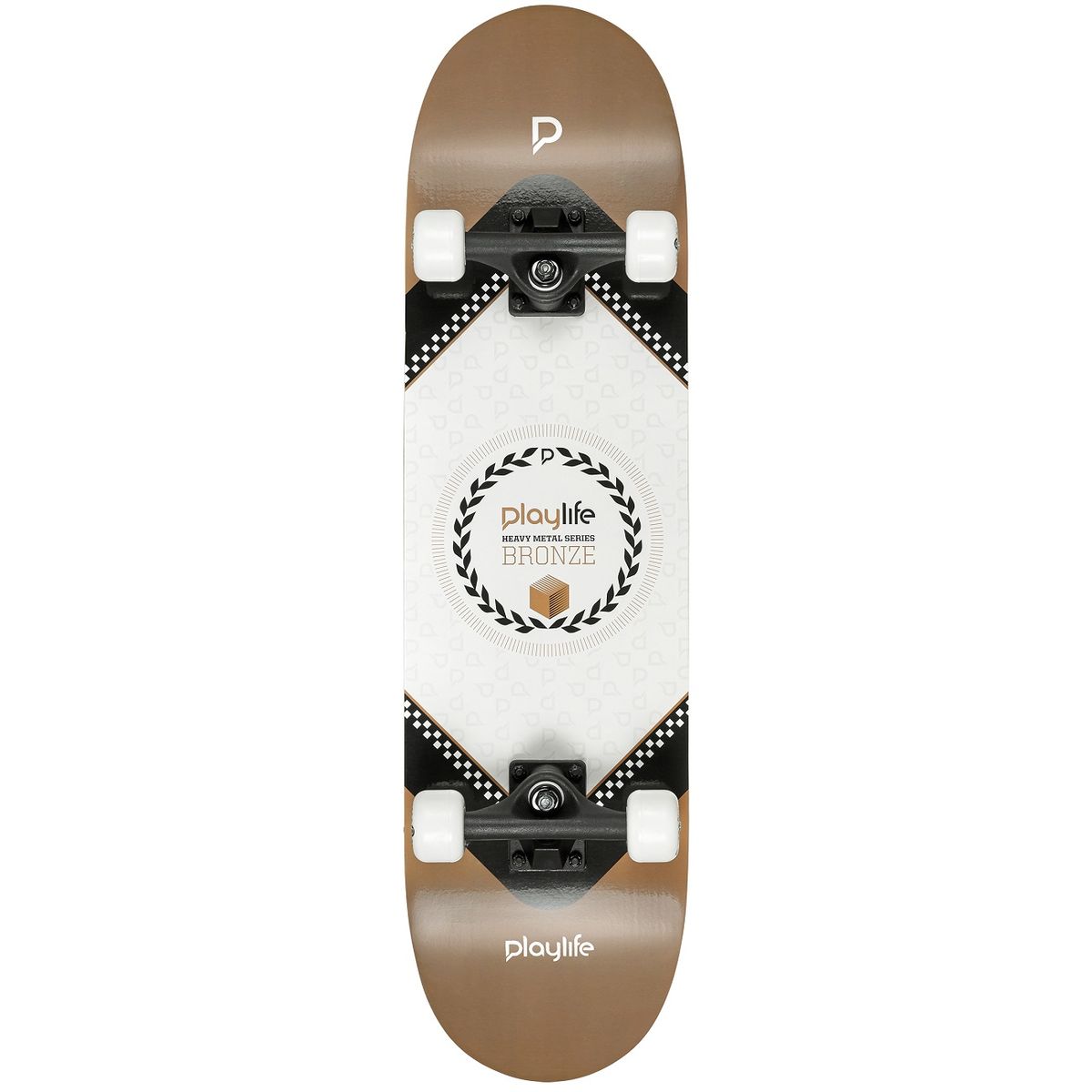 Playlife Heavy Metal Bronze Skateboard