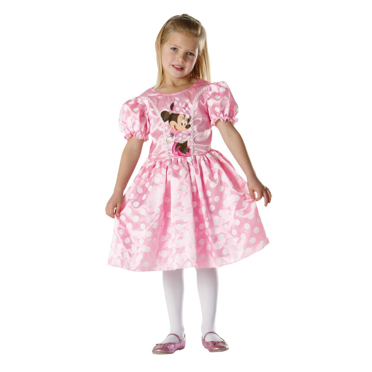 Disney Junior Minnie Mouse Classic Pink Kostume (3-9 år)(Str. 128/L)