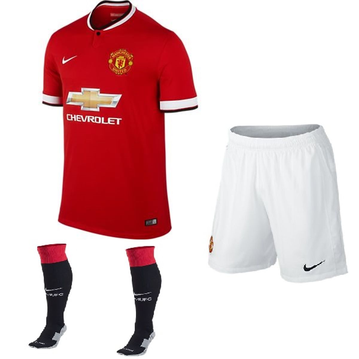 Manchester United Hjemme Shorts 2014/15 - børn-YS | 128-137