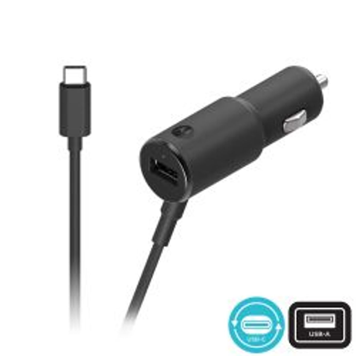 Motorolamobility Turbopower 36 Dual Port Car Charger W/ Usb-c - Billader