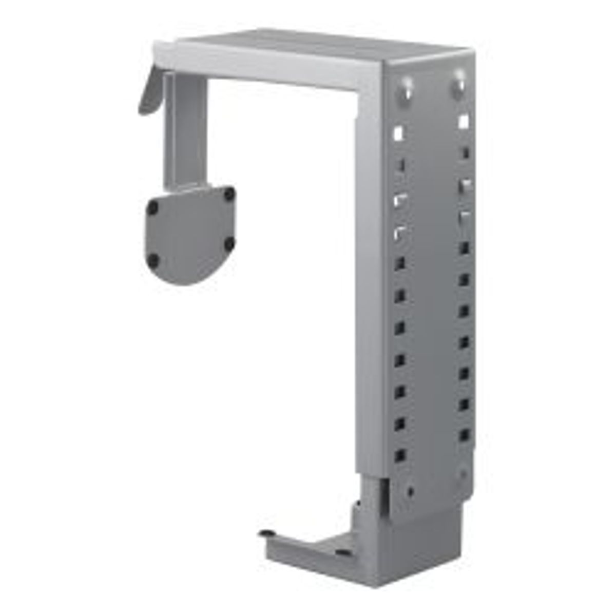 Deltaco Computer Holder For Mounting Under The Table/on Wall, Silver - Tilbehør til computer