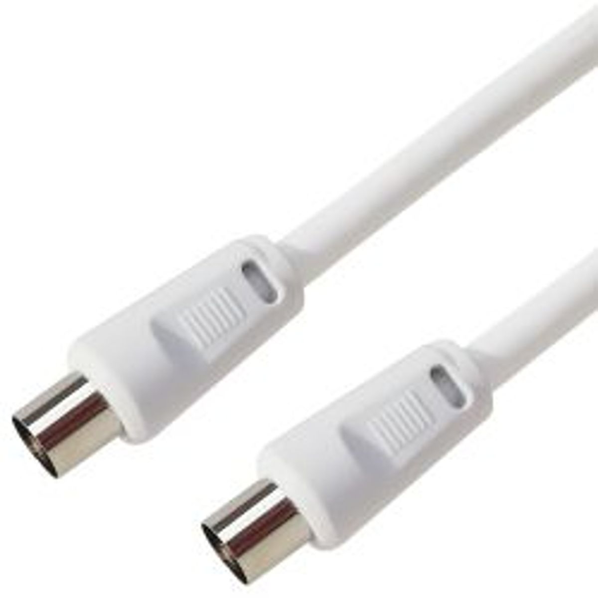 Deltaco Antenna Cable Class A+, Male - Female, 7,5m, White - Kabel